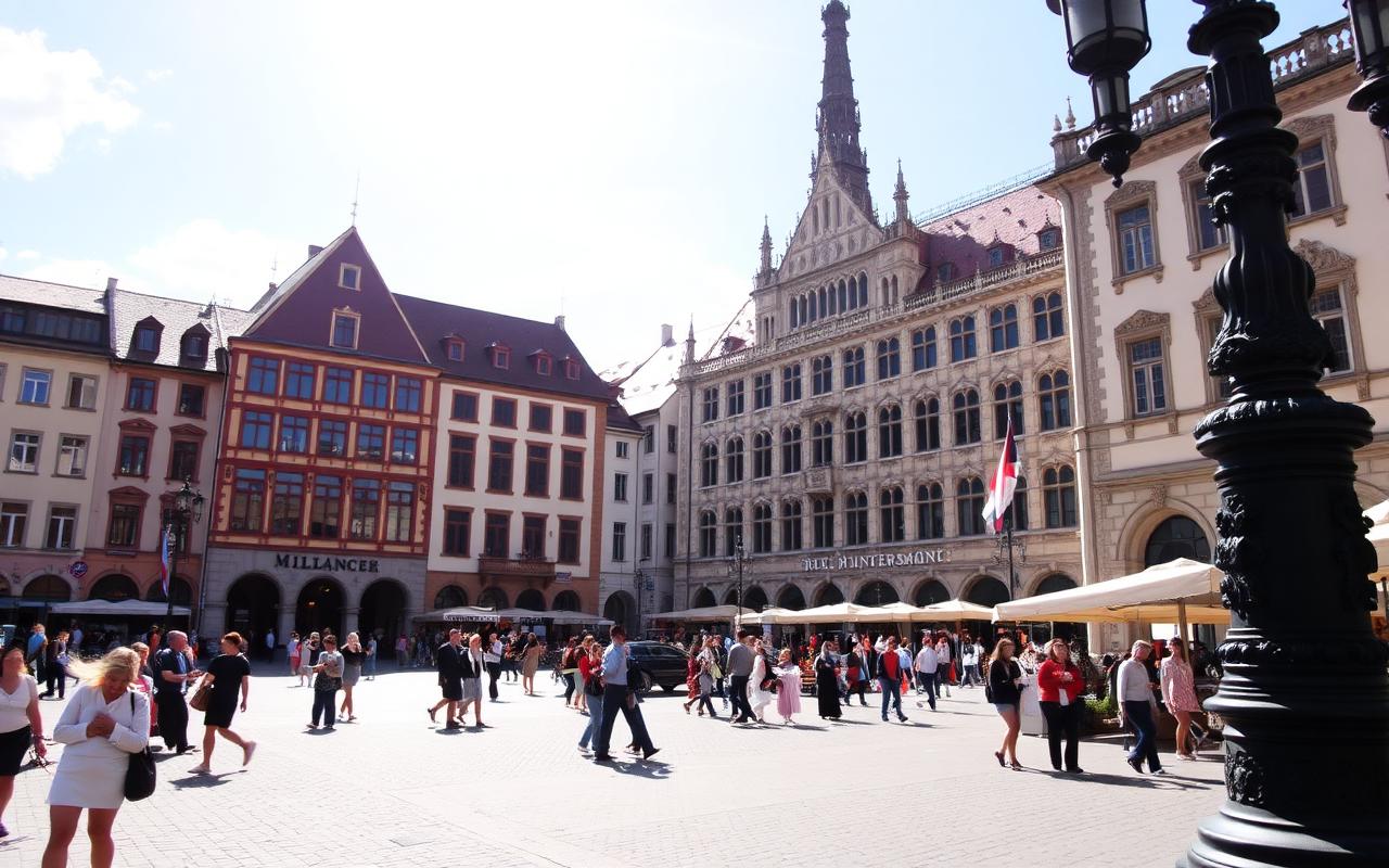 Münchner Innenstadt platzt: So voll war der Marienplatz noch nie